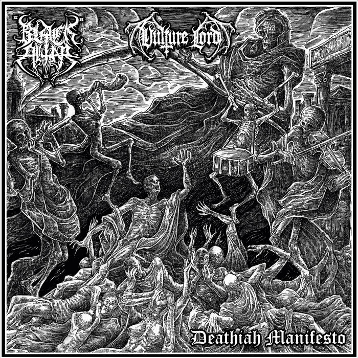 Black Altar und Vulture Lord mit Deathiah Manifesto