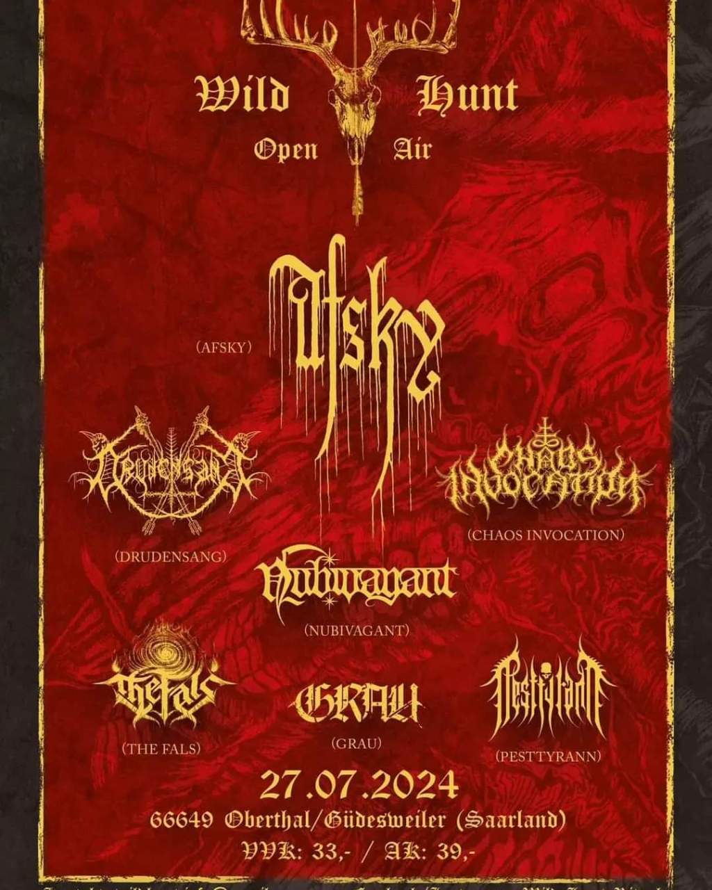 Wild Hunt Open Air 2024 am 27. Juli 2024 in&nbsp;Oberthal