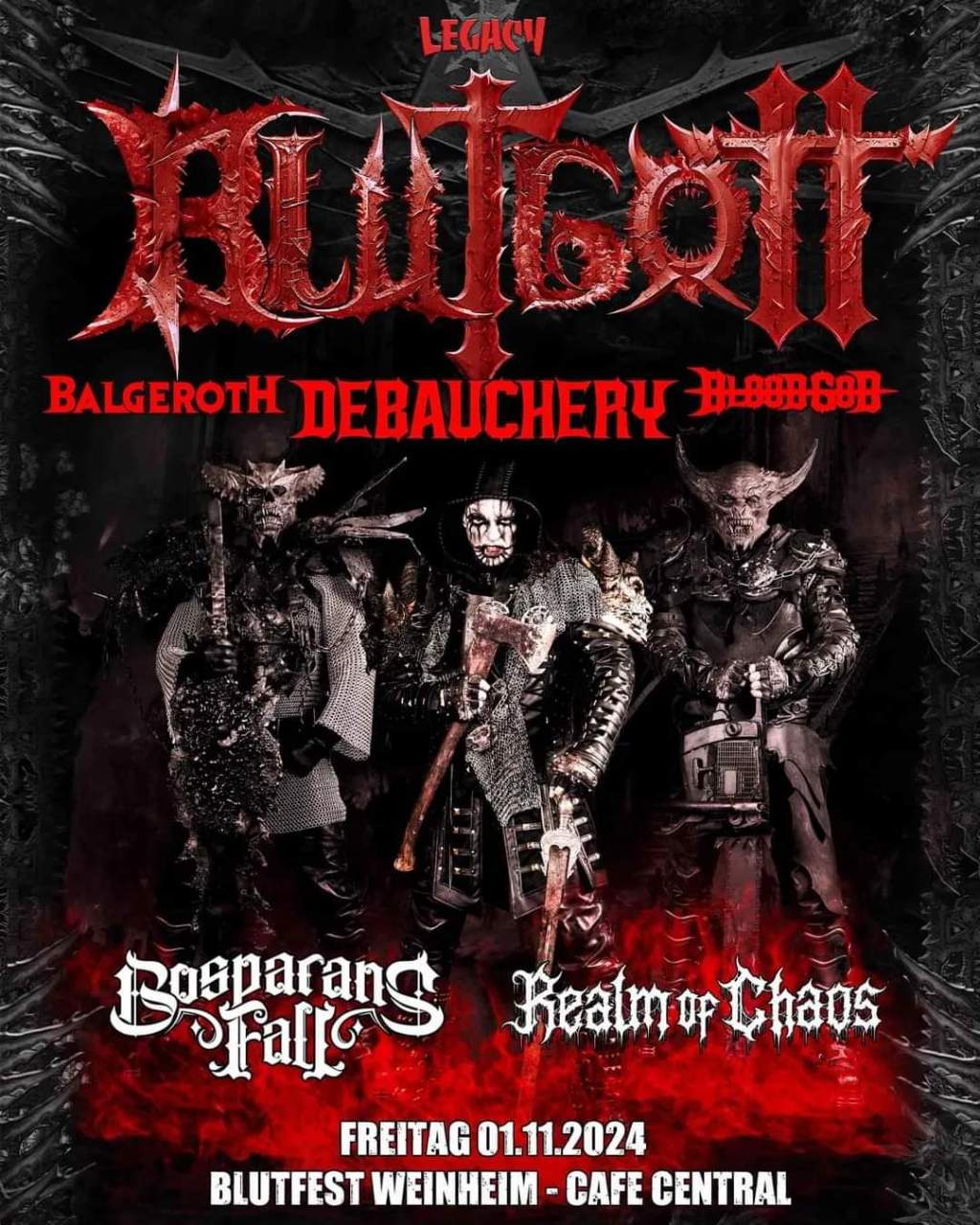 Blutfest am 01.11.2024 im Café Central in&nbsp;Weinheim