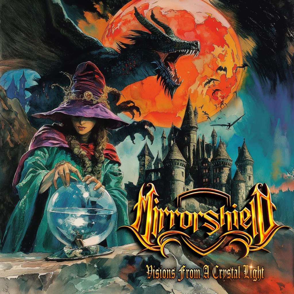 Mirrorshield mit Visions from a Crystal&nbsp;Light