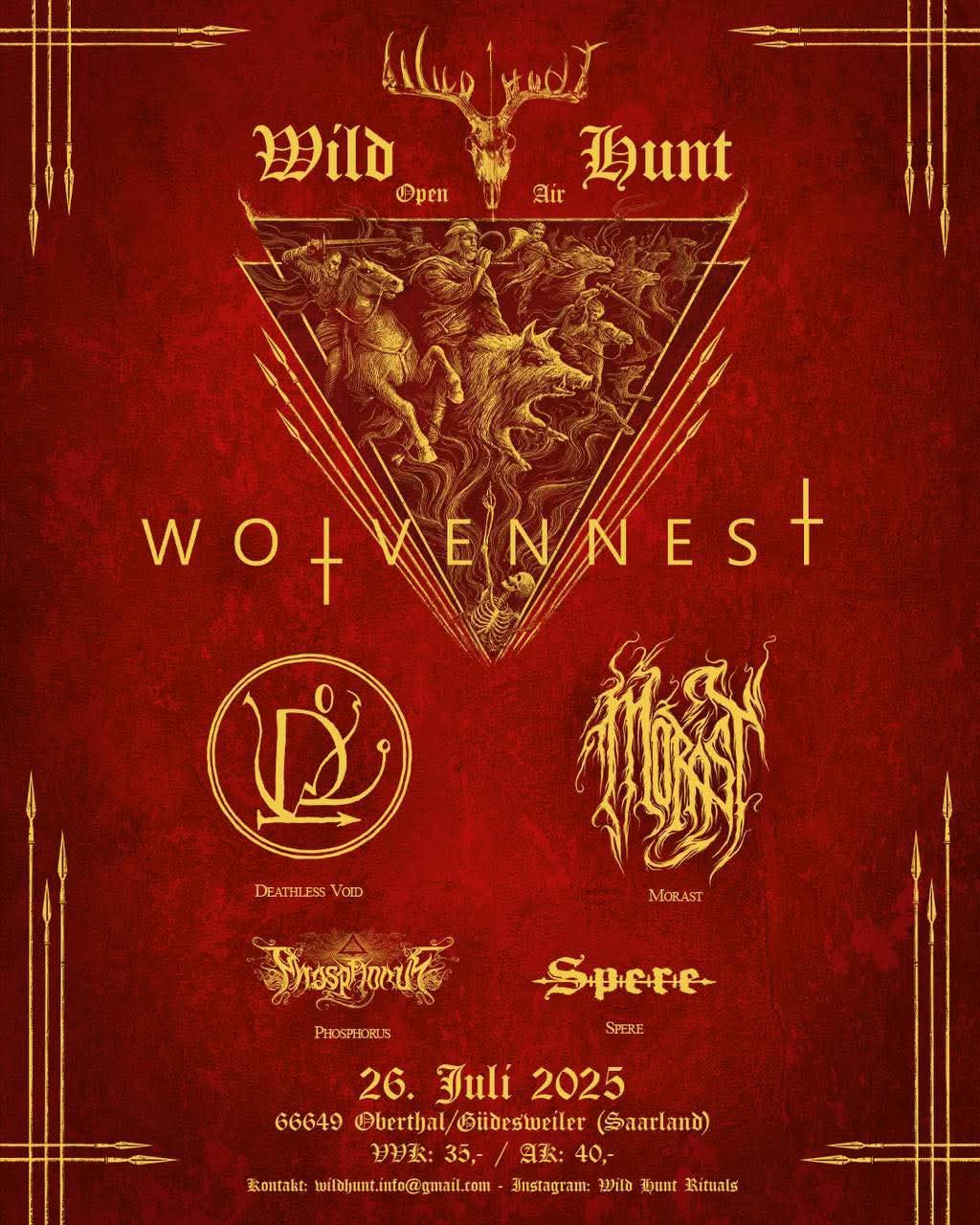 Wild Hunt Open Air 2025 in Güdesweiler im&nbsp;Saarland